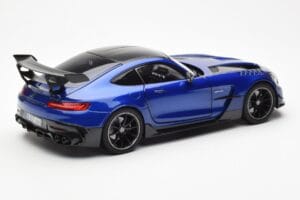 Mercedes AMG GT C190 Black Series Niebieski Metallic Norev 1:18 183908 Metal — zdjęcie 3 z 8
