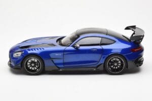 Mercedes AMG GT C190 Black Series Niebieski Metallic Norev 1:18 183908 Metal — zdjęcie 4 z 8
