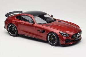 Mercedes AMG GT R C190 Jupiter Red Metallic Minichamps 1:18 155036027 Metal — zdjęcie 4 z 6