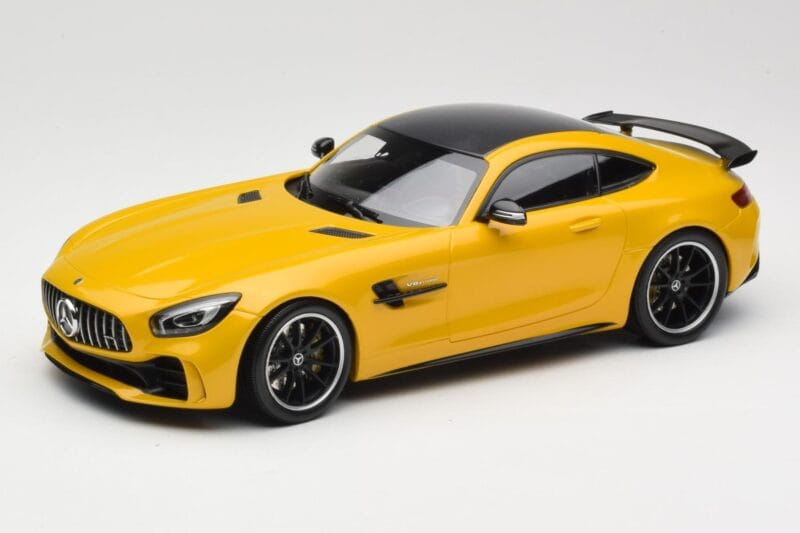 Mercedes AMG GT R C190 Żółty Minichamps 1:18 155036021 Metal