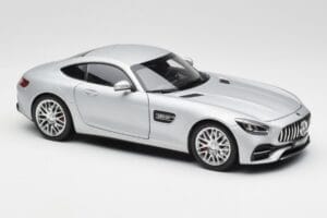 Mercedes AMG GT S C190 Designo Iridium Srebrny Magno Norev 1:18 B66960485 Metal — zdjęcie 6 z 8