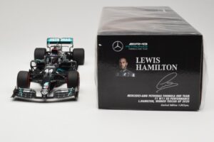 Mercedes AMG Petronas W11 #44 L. Hamilton Winner Tuscan GP 2020 Minichamps 1:18 110200944 Metal — zdjęcie 6 z 6