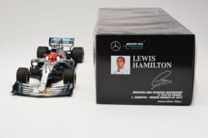 Mercedes AMG Petronas Motorsport W10 #44 L. Hamilton Winner Monaco GP 2019 Minichamps 1:18 110190644 Metal — zdjęcie 6 z 6