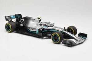 Mercedes AMG Petronas Motorsport W10 #77 V. Bottas 2nd Place Chinese GP 2019 Minichamps 1:18 110190377 Metal — zdjęcie 4 z 6