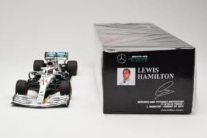 Mercedes AMG Petronas W10 #44 L. Hamilton Winner German GP 2019 Minichamps 1:18 110191144 Metal — zdjęcie 6 z 6