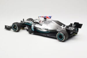 Mercedes AMG Petronas W10 #44 L. Hamilton Winner British GP 2019 Minichamps 1:18 110191044 Metal — zdjęcie 5 z 6
