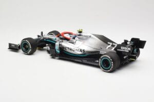 Mercedes AMG Petronas W10 #77 V. Bottas 3rd Place Monaco GP 2019 Minichamps 1:18 110190677 Metal — zdjęcie 5 z 6