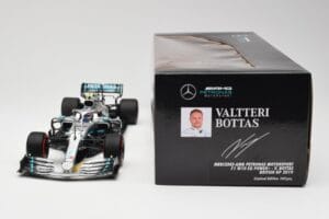 Mercedes AMG Petronas W10 #77 V. Bottas British GP 2019 Minichamps 1:18 110191077 Metal — zdjęcie 6 z 6