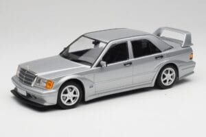 Mercedes 190E W201 2.5-16 EVO 2 Astral Srebrny Metallic Minichamps 1:18 155036101 Metal