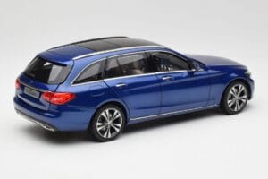 Mercedes C-Class S205 T-Modell Brilliant Niebieski Metalik Norev 1:18 B66960257 Metal — zdjęcie 3 z 8