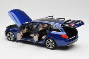 Mercedes C-Class S205 T-Modell Brilliant Niebieski Metalik Norev 1:18 B66960257 Metal — zdjęcie 5 z 8