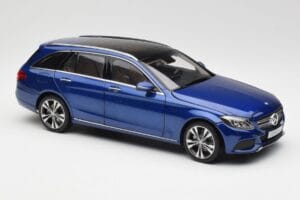 Mercedes C-Class S205 T-Modell Brilliant Niebieski Metalik Norev 1:18 B66960257 Metal — zdjęcie 6 z 8