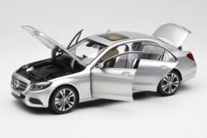 Mercedes C-Class W205 Iridium Srebrny Metalik Norev 1:18 B66960253 Metal — zdjęcie 2 z 8