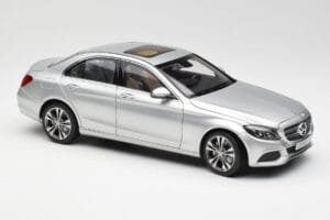 Mercedes C-Class W205 Iridium Srebrny Metalik Norev 1:18 B66960253 Metal — zdjęcie 6 z 8