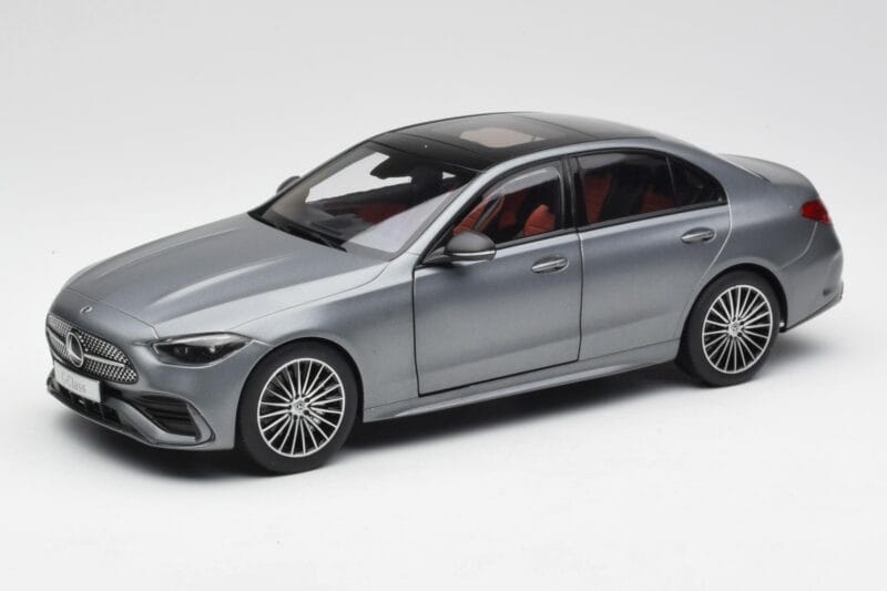 Mercedes C-Class W206 Designo Selenite Szary Magno NZG 1:18 B66960638 Metal