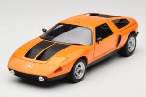 Mercedes C111 II White Autumn Metallic Norev 1:18 183050 Metal — zdjęcie 8 z 10
