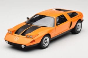 Mercedes C111 II White Autumn Metallic Norev 1:18 183050 Metal — zdjęcie 9 z 10