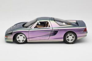 Mercedes C112 Fioletowy Guiloy 1:18 GI001 Metal — zdjęcie 4 z 8