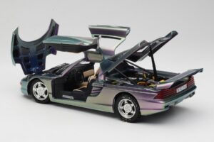 Mercedes C112 Fioletowy Guiloy 1:18 GI001 Metal — zdjęcie 5 z 8