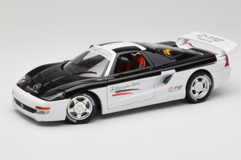 Mercedes C112 Sport Biały & Czarny Guiloy 1:18 68521 Metal