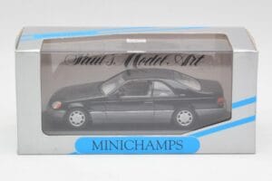 Mercedes C140 600 SEC Czarny Minichamps 1:43 32600 Metal — zdjęcie 4 z 4