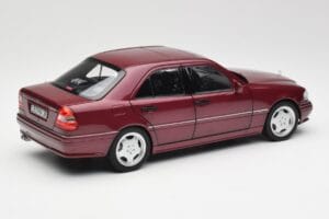 Mercedes AMG C36 W202 Almandine Czerwony Norev 1:18 B66040706 Metal — zdjęcie 3 z 8