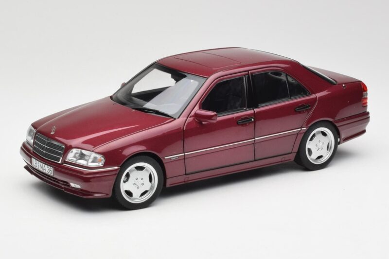 Mercedes AMG C36 W202 Almandine Czerwony Norev 1:18 B66040706 Metal