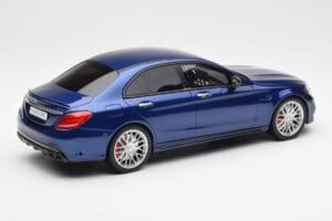 Mercedes AMG C63 S W205 Niebieski GT Spirit 1:18 ZM044 Żywica — zdjęcie 2 z 6