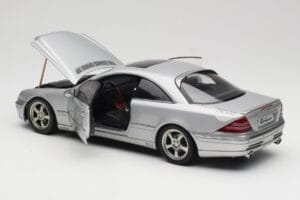 Mercedes CL500 C215 Lorinser Silver Metallic AUTOart 1:18 70121 Metal — zdjęcie 5 z 8
