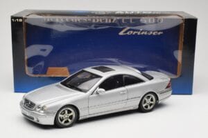Mercedes CL500 C215 Lorinser Silver Metallic AUTOart 1:18 70121 Metal — zdjęcie 8 z 8