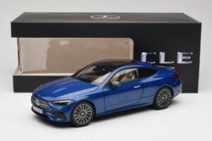 Mercedes CLE Coupe C236 Niebieski Norev 1:18 B66960597 Metal — zdjęcie 8 z 8