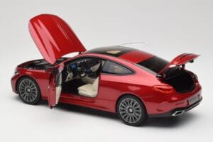 Mercedes CLE Coupe C236 Czerwony Norev 1:18 B66960596 Metal — zdjęcie 5 z 8