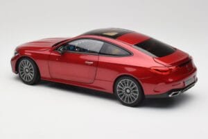 Mercedes CLE Coupe C236 Czerwony Norev 1:18 B66960596 Metal — zdjęcie 7 z 8