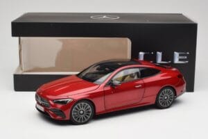 Mercedes CLE Coupe C236 Czerwony Norev 1:18 B66960596 Metal — zdjęcie 8 z 8