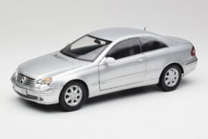 Mercedes CLK 500 C209 Srebrny Kyosho 1:18 B66962144 Metal