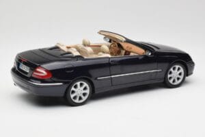 Mercedes CLK 500 W209 Kabriolet Ciemny Niebieski Metalik Kyosho 1:18 B66962174 Metal — zdjęcie 4 z 9