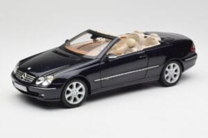 Mercedes CLK 500 W209 Kabriolet Ciemny Niebieski Metalik Kyosho 1:18 B66962174 Metal
