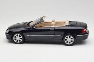 Mercedes CLK 500 W209 Kabriolet Ciemny Niebieski Metalik Kyosho 1:18 B66962174 Metal — zdjęcie 5 z 9
