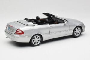 Mercedes CLK 500 Kabriolet Elegance A209 Srebrny Kyosho 1:18 B66962172 Metal — zdjęcie 3 z 8