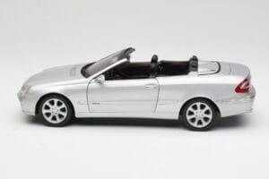 Mercedes CLK 500 Kabriolet Elegance A209 Srebrny Kyosho 1:18 B66962172 Metal — zdjęcie 4 z 8