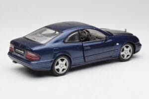 Mercedes CLK 55 AMG C209 Niebieski Metaliczny Anson 1:18 30343 Metal — zdjęcie 3 z 8