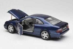 Mercedes CLK 55 AMG C209 Niebieski Metaliczny Anson 1:18 30343 Metal — zdjęcie 5 z 8