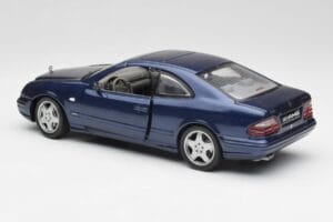 Mercedes CLK 55 AMG C209 Niebieski Metaliczny Anson 1:18 30343 Metal — zdjęcie 7 z 8