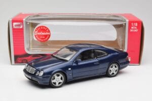 Mercedes CLK 55 AMG C209 Niebieski Metaliczny Anson 1:18 30343 Metal — zdjęcie 8 z 8