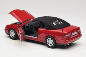 Mercedes CLK A208 Kabriolet Czerwony Anson 1:18 30338 Metal — zdjęcie 5 z 8