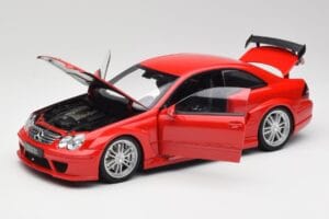 Mercedes CLK DTM AMG C209 Mars Czerwony Kyosho 1:18 08461R Metal — zdjęcie 2 z 8