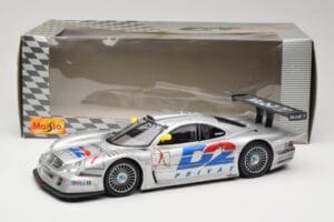 Mercedes CLK LM GT1 #1 AMG Mercedes K. Ludwig / R. Zonta FIA GT Championship 1998 Maisto 1:18 56053 Metal — zdjęcie 8 z 8