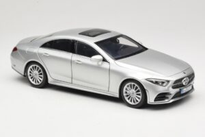 Mercedes CLS C257 Srebrny Norev 1:18 183489 Metal — zdjęcie 6 z 8
