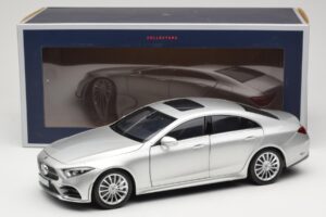 Mercedes CLS C257 Srebrny Norev 1:18 183489 Metal — zdjęcie 8 z 8