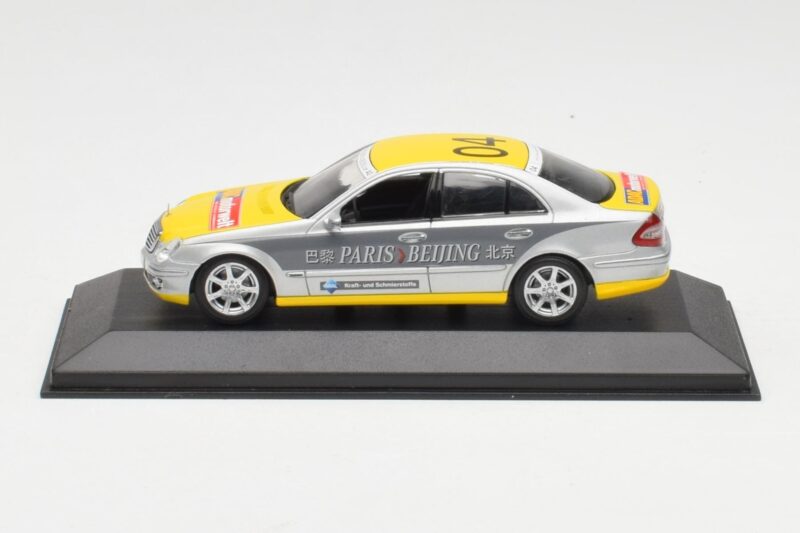 Mercedes E-Class W211 #4 Team ADAC Paris-Beijing 2006 Replacement Box Minichamps 1:43 B66962260-R Metal